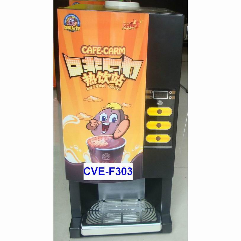 3 Selections Instant Coffee Vending Machine CVE-F303