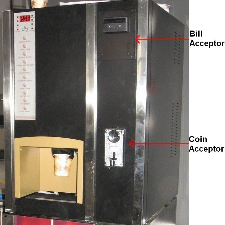 4 Selections Hot Drinks Vending Machine CVE-F306D 