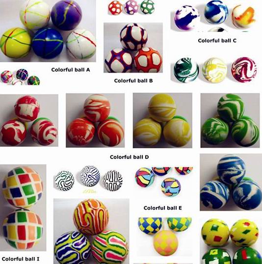 Colorful Bouncy Balls